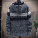 Men's Plus Size Hooded Jacket Fleece Sweater