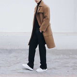 Men's Casual Mid-Length Large Pocket Coat