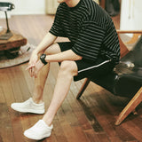 Striped Casual Short Sleeve T-Shirt