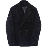 Winter Lapel Double-breasted Mid-length Coat