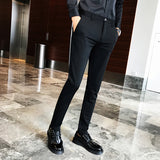 Men's Casual British Business Slim Suit Pants