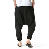 Men Japanese Casual Loose Hanger Harem Pants