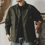 Men's Vintage Workwear Long Sleeve Loose Jacket