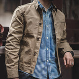 Men's American Vintage Classic Slim Cargo Jacket