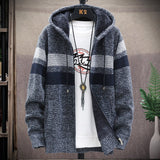 Men's Plus Size Hooded Jacket Fleece Sweater