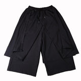 Men's Casual Skirt Pants Loose Wide Leg Harem Pant Japanese Harajuku Kimono Trousers