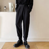 Men's Casual Loose Pleated High Waisted Harem Pants