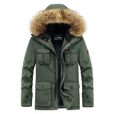 Winter Padded Coat Mid-length Loose Plus Size Multi-pocket Jacket