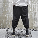 Men's Loose Stretchy Waist Casual Ankle Length Pants