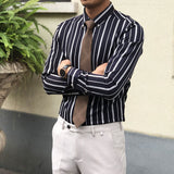 British Business Slim Fit Striped Long Sleeve Shirt