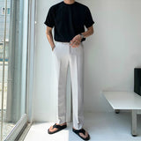 Thin Straight-leg Pants