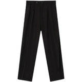 Irregular Diagonal Drape Suit Pants