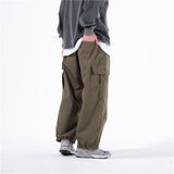 Japanese Multi-pocket Loose Cargo Pants