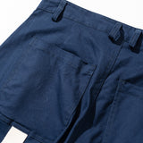 Japanese Casual Loose Profile Cotton Cargo Pants