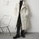 Large Lapel Diagonal Coat