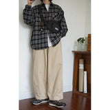 Japanese Retro Loose Straight-leg Casual Pants