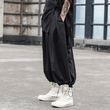 Men's Harem Pants Hip hop Joggers Baggy Wide Leg Pants