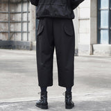 Men Japanese Dark Casual Loose Wide Leg Pants