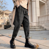 Men's Vintage Plaid Casual Pants