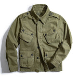 Men's Retro Military Style Army Green Jacket