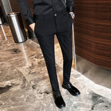 Men's Casual British Business Slim Suit Pants