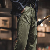 Retro Military Style Loose Casual Trousers