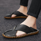 Men Summer Handmade Breathable Roman Sandals