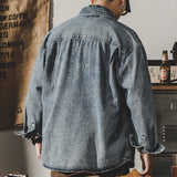 Workwear Vintage Wash Denim Jacket