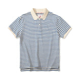 POLO Shirt Short Sleeve Loose Striped T-Shirt