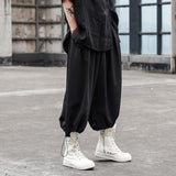 Men's Harem Pants Hip hop Joggers Baggy Wide Leg Pants