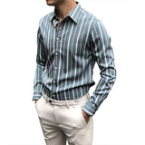 British Business Slim Fit Striped Long Sleeve Shirt