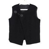 Black Popular Casual Plush Short Vest