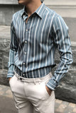 British Business Slim Fit Striped Long Sleeve Shirt