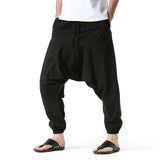 Men Japanese Casual Loose Hanger Harem Pants