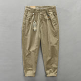 Men's Casual Simple Solid Color Loose Cargo Pants