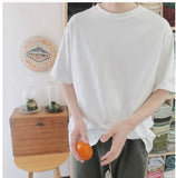 Solid Color Casual Short Sleeve T-Shirt