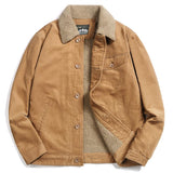 Men's Winter Retro Fleece Corduroy Western Jacket