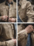 Men's American Vintage Classic Slim Cargo Jacket