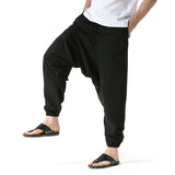 Men Japanese Casual Loose Hanger Harem Pants