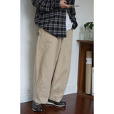 Japanese Retro Loose Straight-leg Casual Pants