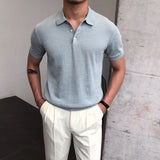 Men's Slim Fit Casual Thin POLO Short Sleeve Shirt