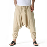 Men Japanese Casual Loose Hanger Harem Pants