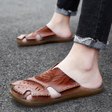 Summer Men's Casual Handmade Slippers