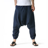 Men Japanese Casual Loose Hanger Harem Pants