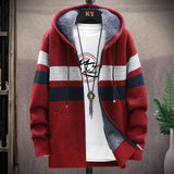 Men's Plus Size Hooded Jacket Fleece Sweater