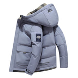 Men's Winter Thick Padded Coat Hooded Jacket