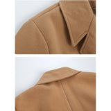 Double Breasted Mid Length Trench Coat