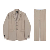 Men's British Trendy Casual Loose Blazer And Trousers
