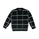 Men's Casual Plaid Oversized Knit Pullover