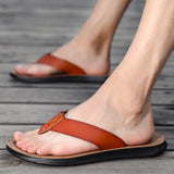 Summer Men's Casual Soft-soled Beach Slippers